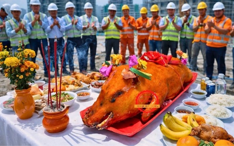 Heo quay cúng ở Dĩ An