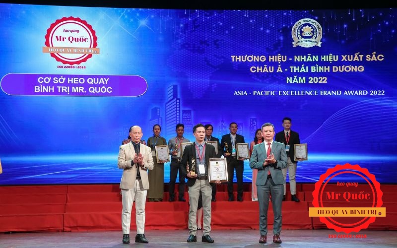 Heo Quay Bình Trị – Tự Hào Lọt TOP 10 Thương Hiệu Xuất Sắc Châu Á - Thái Bình Dương 2022