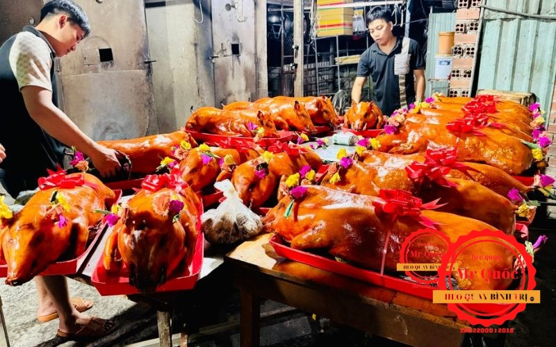 Heo Quay Cúng Tất Niên – Heo Tươi Sống, Giao Đúng Giờ